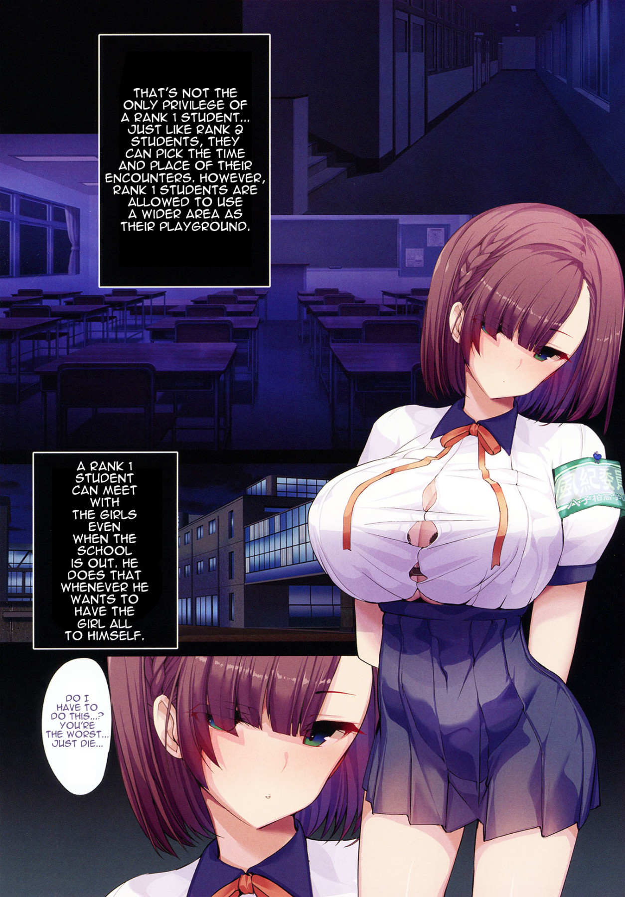 Hentai Manga Comic-The Secret Hidden By This Elite School's Morals Committee-Read-12